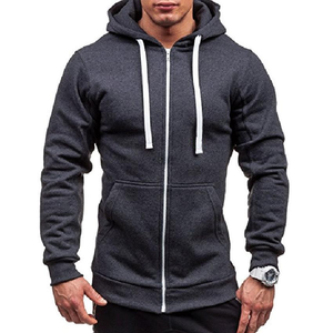 Sudadera con capucha y cremallera para hombre, 100% algodón de calidad superior, estampado de logotipo totalmente personalizable, diseño de ropa de invierno a la venta, MOQ 2 uds. - Product Image 4