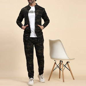 Premium Cotton Polyester Made Full Sleeved <b>Camouflage</b> Tracksuits 2025 New Arrival Hot Selling Zipper Camo Tracksuit - Product Image 5