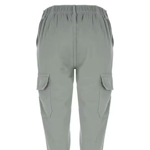 กางเกงคาร์โก้ผู้หญิงหกกระเป๋า - Product Image 1