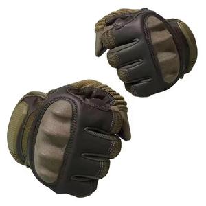 Gants de moto en cuir véritable, gants de moto/sport pour hommes, protection pour motards de rue, écran tactile, gants longs - Product Image 1