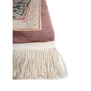 Alfombras de Lana Pechino Ivory Anudadas a Mano, Rectangulares de 9x12, con Medallón Abstracto Estilo Tabriz para Sala de Estar, Pae-5945 - Product Image 4