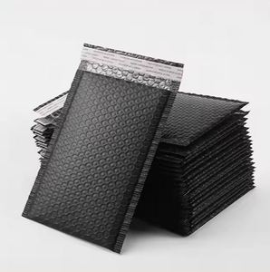Bolsas de correo de burbujas de polietileno con sello automático con logotipo personalizado, bolsas de correo de plástico de burbujas biodegradables impermeables negras con logotipo - Product Image 1