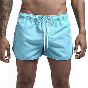Short de sport pour hommes de haute qualité respirant coton Bermuda Style Simple Design décontracté fermeture à cordon motif solide tricoté - Product Image 6