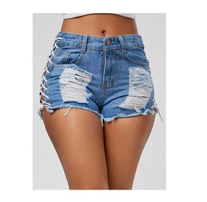 2025 mode femmes été Denim Shorts jean femmes taille haute court nouveau Femme Push up maigre mince Denim Shorts - Product Image 3