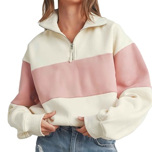 Sudadera con capucha de verano para mujer, de tela resistente a la humedad, de mezcla de poliéster y algodón de alta calidad, corte relajado, estilo casual. - Product Image 5