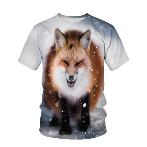Venta al por mayor diseño personalizado 3D impreso hombres para camisetas Todos los estampados 220 gramos algodón/poliéster tela patrón sólido secado rápido - Product Image 5