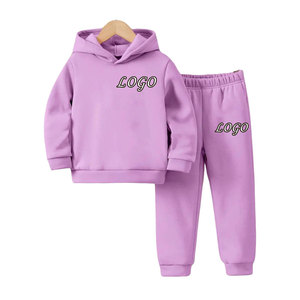 Streetwear de la meilleure qualité pour l'hiver, ensemble de survêtements pour enfants, survêtements en coton vierge avec logo personnalisé, survêtement décontracté de luxe pour enfants - Product Image 1