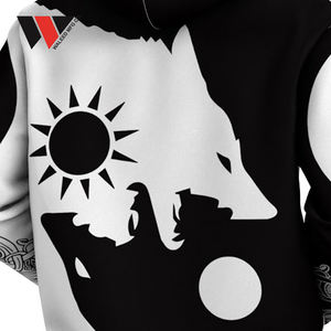 Sudadera con Capucha Sublimada Personalizada de Alta Calidad, Resistente al Viento, Transpirable, para Hombre y Mujer, Invierno, Poliéster, Casual, Económica - Product Image 6