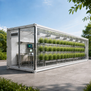 Fournisseur d'équipements de culture intelligents pour systèmes d'agriculture verticale en serres conteneurs de chanvre industriel commercial - Product Image 2