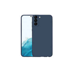 Étui de protection en silicone liquide de qualité supérieure bleu marine de la série Mara Launch pour Samsung Galaxy S22 Plus, en silicone souple, animation - Product Image 1