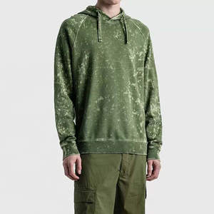 Hoodies d'hiver délavés à l'acide, qualité supérieure, grandes tailles, tendance, décontractés, coupe-vent, respirants, en tissu polaire pour hommes - Meilleures ventes - Product Image 5