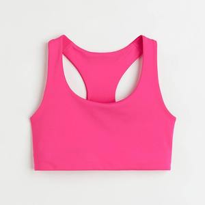 High Impact Unified Micro <b>Bandeau</b> Black <b>Sports</b> <b>Bra</b> Strapless Design Cutout Back Feminine Quick Dry Comfortable Gym <b>Bra</b> for Women - Product Image 1
