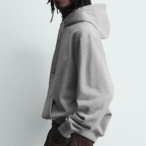 Derniers sweats à capuche pour hommes OEM/ODM, sweats à capuche respirants / sweats à capuche pour hommes, sweats à capuche de couleur unie pour hommes, prix bas, tendance - Product Image 5