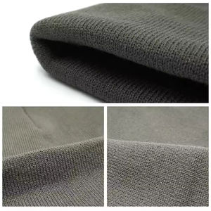 Gorro de Punto Suave de Alta Calidad, Diseño de Bloques de Color con Estampado Digital, Puño Doblado, Estilo Urbano Atrevido, Lazos Casuales - Product Image 5