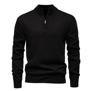 Meilleure vente Sweat-shirts en polaire d'hiver à demi-zip 100% coton Design personnalisé Pakistan Teint uni Respirant Écologique Vente en gros - Product Image 1
