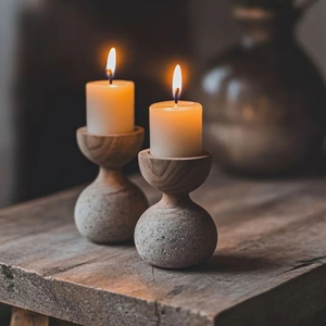 JARS HOLDER <b>CANDLE</b> HOLDER WOODEN <b>CANDLE</b> <b>STAND</b> FOR HOME Decoration Best Selling <b>Candle</b> Pillar Holder by Antique Creations - Product Image 1