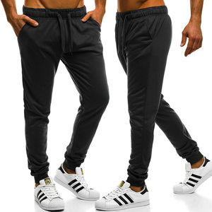 2022 hommes coupe ajustée taille haute imperméable respirant taille élastique Joggers décontracté sueur Gym pantalon Jogging bas - Product Image 4