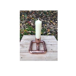 Portavelas de latón para 1 vela de temporada, soporte para velas de tamaño personalizado, precio barato con uso hecho a mano para pulido brillante - Product Image 2