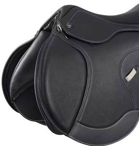 Silla de Montar Inglesa Negra Hecha a Mano con Estructura de Fibra de Vidrio, Tamaños Personalizados, Alta Calidad, Marca ASHMIRA EQUESTRIAN, Venta al Por Mayor - Product Image 3