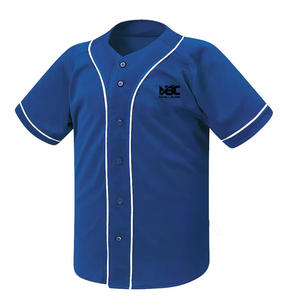 Maillot de sport de baseball imprimé OEM Maillots de baseball rouges pour hommes avec design américain Design personnalisé Maillot de softball unisexe. - Product Image 1