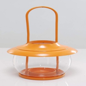 Mini linternas de vidrio y Metal blanco de alta calidad, estilo INS moderno, decoración de Pascua hecha a mano para el hogar en caja - Product Image 3