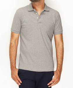 Camiseta de polo para hombre de alta calidad en talla grande Patrón sólido Tejido de punto Diseño liso - Product Image 2