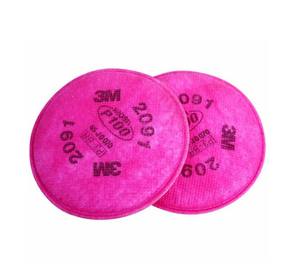 El Filtro de Partículas 3M 2091, P100 proporciona protección respiratoria contra la exposición al plomo, asbesto, cadmio, arsénico y MDA. - Product Image 3