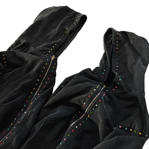 เสื้อฮู้ดผ้าฝ้าย Hoodie100 % เสื้อฮู้ดแบบสวมหัวเสื้อฮู้ดซักกรดกำหนดได้เอง - Product Image 5