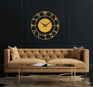 Elegante Reloj de pared de Metal con números arábigos islámicos para el hogar, la mezquita y la oficina/elegante diseño de números arábigos - Product Image 3