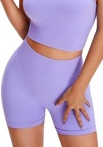 Shorts Deportivos de Satén para Mujer, Talle Alto, Ajustados, Tallas Grandes, Levanta Glúteos, Antiarrugas, Secado Rápido, Transpirables y Ecológicos - Product Image 6