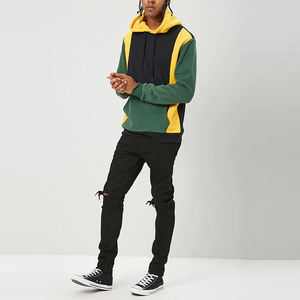 100% cotton latest colorful design slim fit size fashion made pullover hooded and drawstring winter sale <b>hoodies</b> for men - Product Image 6