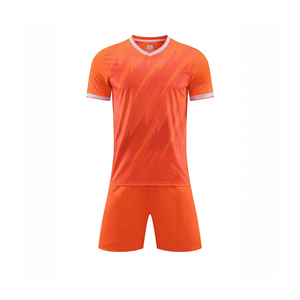 Sublimation Men's Soccer Football Uniform Set Soccer Shirts And <b>Shorts</b> Wholesale Customized Football Jersey Training Kits - Product Image 2