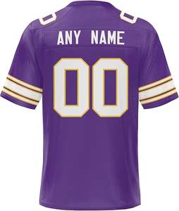 ชุดเสื้อฟุตบอลอเมริกันเยาวชน สวมใส่สบาย ระบายอากาศได้ดี สำหรับฝึกซ้อมและแข่งขัน แบบเรียบๆ ไม่มีลวดลาย ใช้เทคนิคการพิมพ์แบบระเหิด ชุดเสื้อสไตล์ท็อปส์ - Product Image 2