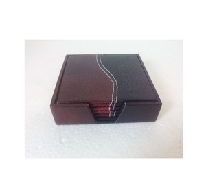 Posavasos de cuero de alta calidad, tamaño personalizado, decoración de mesa de comedor, diseño de Hotel y restaurantes, precio barato - Product Image 2
