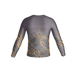 Manufacturer Customized <b>Printing</b> UV <b>Surf</b> Compression Shirt Latest Design Custom Logo Solid Men's T-Shirts Wholesale Sportswear - Product Image 2