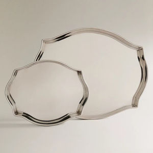 Luxury serving <b>tray</b> wholesale Sustainable metal serving <b>tray</b> Hotel serving <b>tray</b> stainless steel <b>Catering</b> platter <b>tray</b> - Product Image 1