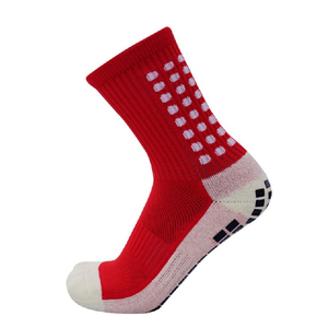<b>High</b> Quality Stylish Solid Color <b>Socks</b> Knitted Sports Crew Ankle Grip Athletic Quick Dry Anti-Slip Custom Youth Adults - Product Image 1