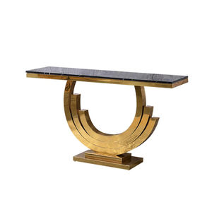 Modern Design Good Quality Luxury Style <b>Console</b> <b>Table</b> With <b>Marble</b> Top Luxury Hallway <b>Console</b> <b>Table</b> At Affordable Priced - Product Image 3