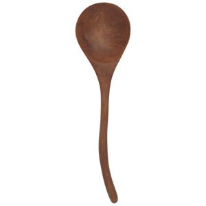 Cuillères à soupe rondes de haute qualité en vente chaude, cuillère à soupe coréenne, cuillère à thé et à café en bois, cuillères de service pour restaurant et mariage - Product Image 3