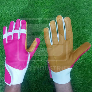 Guantes de Bateo de Béisbol Profesionales Ligeros de Cuero Vacuno Cabretta Hechos a Medida al por Mayor, Color y Logotipo Personalizables - Product Image 5