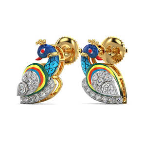 Vibrant Vanity Boucles d'oreilles diamant or jaune - Product Image 4