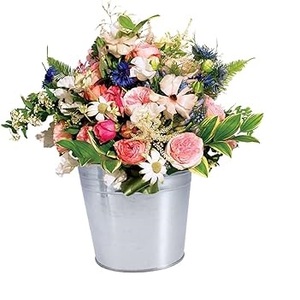 Jardinière galvanisée de conception classique décor de jardin sol et balcon jardinière de fleurs décorative pour jardin - Product Image 2