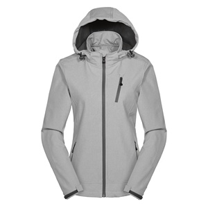 Veste softshell pour femme en gros, fabricant de vêtements personnalisés, veste softshell imperméable et coupe-vent pour femme pour l'extérieur - Product Image 3