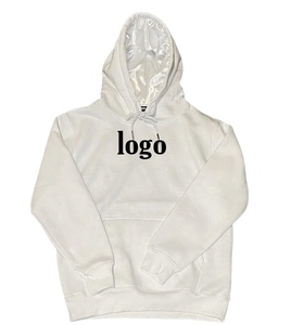 2022 nouveau personnalisé en gros hommes 100% coton polaire à capuche soie Satin doublé brodé Logo imperméable tricoté à capuche Fit imprimer - Product Image 6