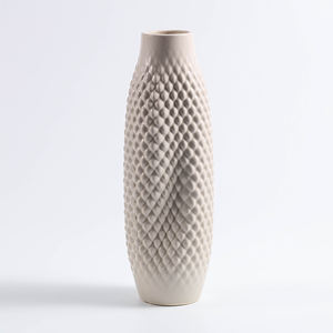 Jarrones de cerámica con flores secas, decoración - Product Image 4