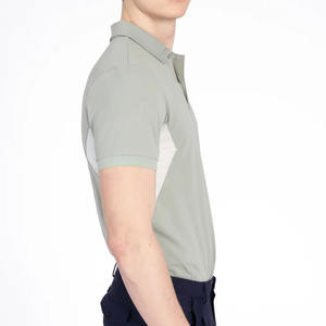 Vêtement de base pour l'équitation, manches longues, vêtements équestres, chemises de course, chemises polo à col boutonné pour hommes - Product Image 5