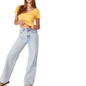 Camiseta extragrande de alta calidad para mujer, Camiseta con estampado personalizado de logotipo de talla grande, estilo informal de ocio, diseño sencillo en blanco para el verano - Product Image 4