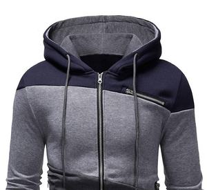 Best Selling Custom Made Long Sleeve Fleece <b>Hoodies</b> Solid <b>Black</b> Multi-Color <b>Zipper</b> Design Thick Comfortable for Plain Dyed - Product Image 4