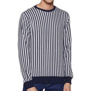 Impression par sublimation, design rayé, sweat-shirts à capuche pour hommes, deux tons, personnalisés - Product Image 2