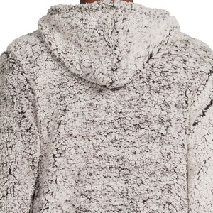 Wholesale Unisex <b>Sherpa</b> <b>Fleece</b> Solid <b>Hoodie</b> 100% Cotton Best Fabric Fully Customizable for Winter Use Made in Pakistan - Product Image 6